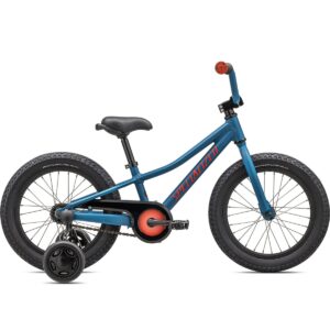 Børnecykel Riprock Coaster 16 i farven Satin mystic blue / fiery red
