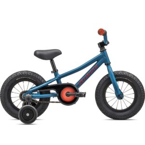 Børnecykel Specialized Riprock Coaster 12 i farven Satin mystic blue / fiery red