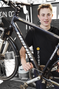 Cykel på BLVD BIKES cykelvaerksted