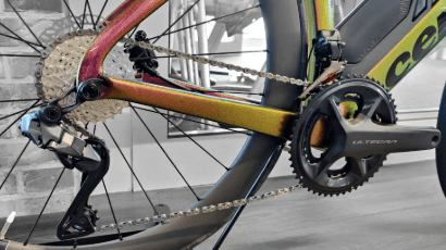 Shimano ultegra-geargruppe på Cervelo cykel hos BLVD BIKES
