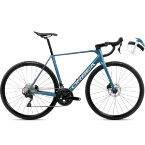 Racercykel orbea orca m30 slate blue halo silver matt