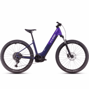 El MTB Cube reaction hybrid one 600 i farven orchid n mint