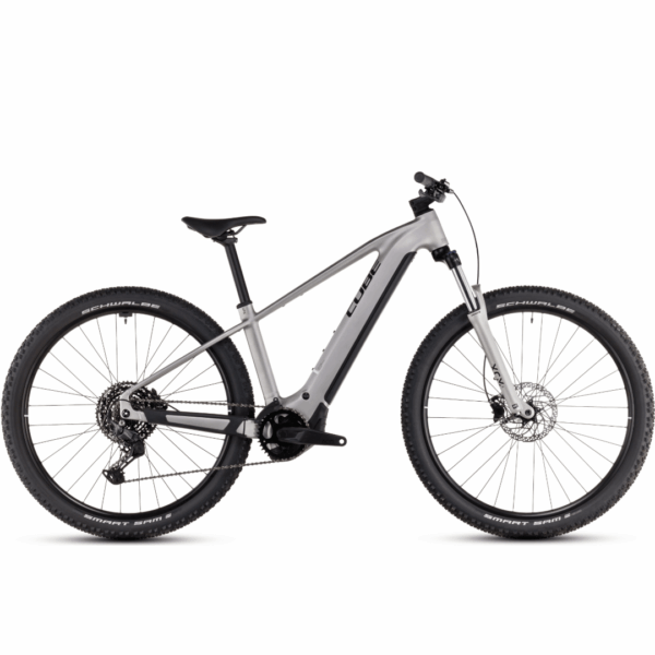 MTB cube reaction hybrid one 800 i farven silver-n-black