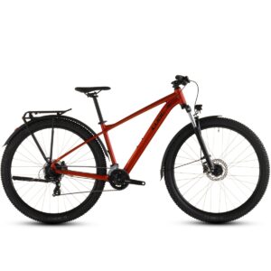 Cube aim one fe MTB i farven sundowner n black