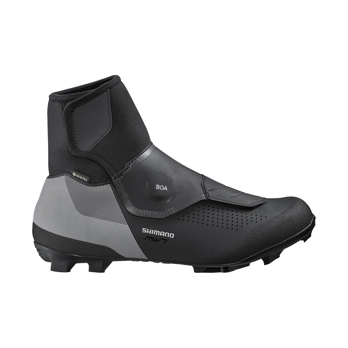 Shimano SH-MW702 MTB vintersko i sort, set fra siden