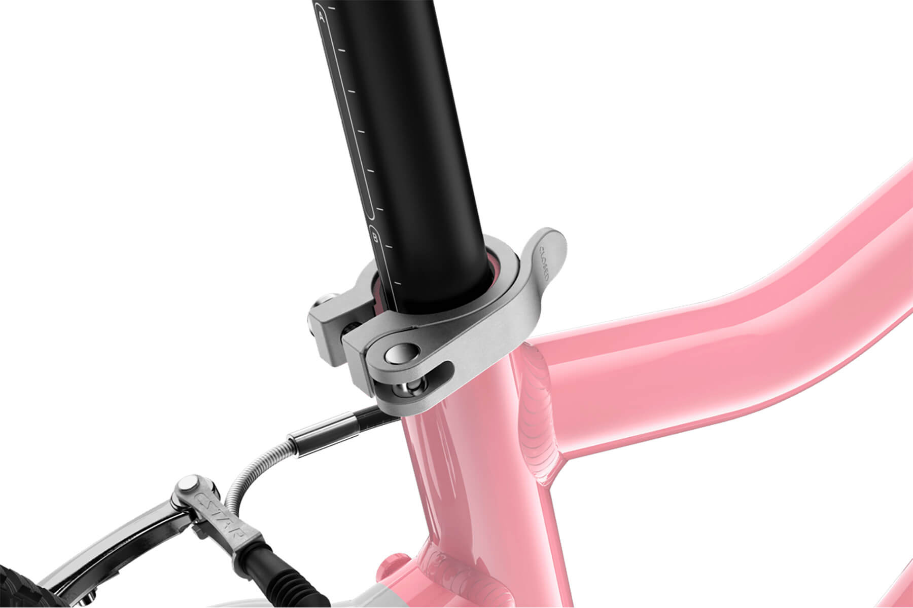 woom GO 3 AUTOMAGIC - Powder Pink - Billede 6